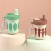 IMOGY parede dupla copos de aço inoxidável isolados vácuo garrafa térmica com palha projetado para esportes & camping